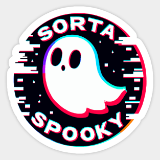 Sorta Spooky 3d Glitch Sticker